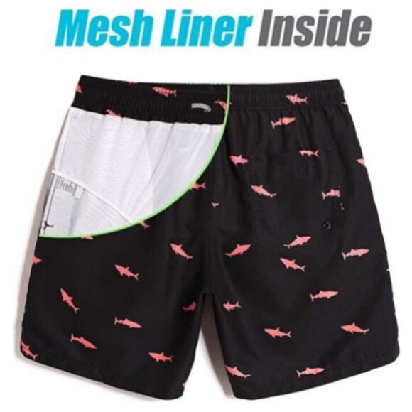 ✨✨MaaMgic Men's Swim Trunks Black S M & 2XL - Picture 3 of 6